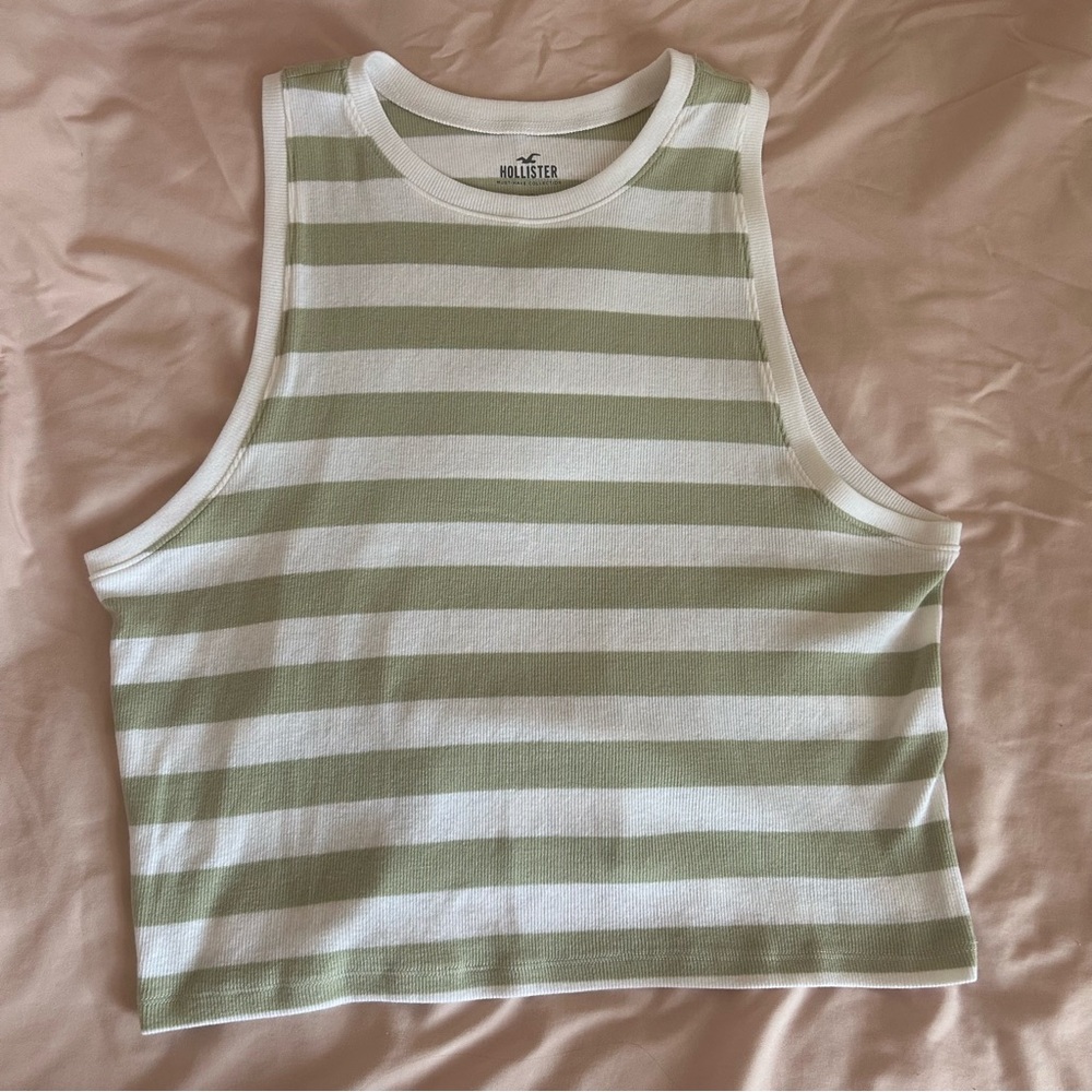 Hollister Ribbed High Neck Tank Top - Size XXL NWOT
